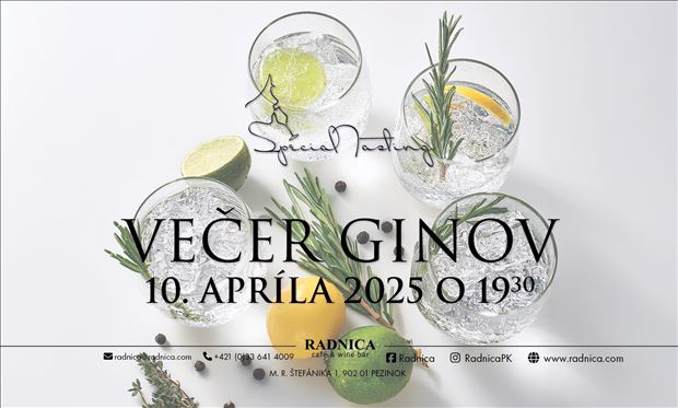 Special Tasting - Večer Ginov