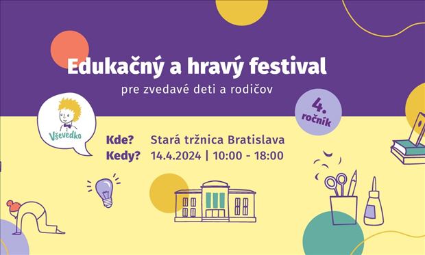 Vševedko festival - pre zvedavé deti a rodičov