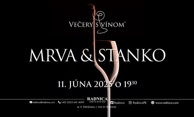 Večer s vínom Mrva & Stanko