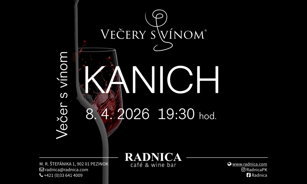 Večer s vínom Kanich