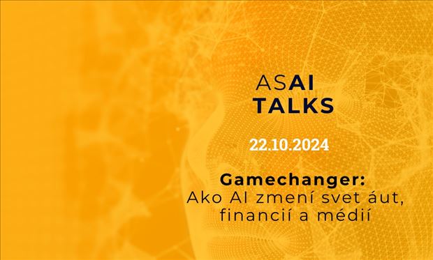 ASAI talks - “Ako AI zmení budúcnosť automobilov, financií a médií"