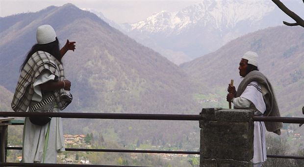 Setkání ve jménu Země -Calixto Suarez z indiánského kmene Arhuaco, Kolumbie